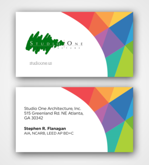 Visitenkarten-Design von Gfx.26™ für Studio One Architecture | Design: #12955216