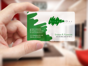 Visitenkarten-Design von Creations Box 2015 für Studio One Architecture | Design: #12962619
