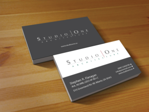 Visitenkarten-Design von Creations Box 2015 für Studio One Architecture | Design: #12962625