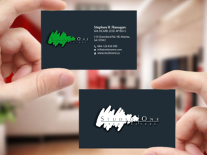 Visitenkarten-Design von Creations Box 2015 für Studio One Architecture | Design: #12962637