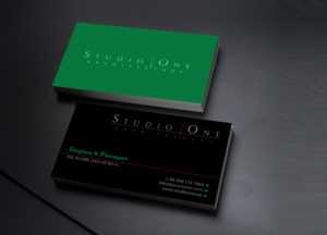 Visitenkarten-Design von Creations Box 2015 für Studio One Architecture | Design: #12962639