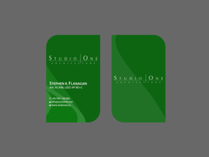 Business Card Design by Creations Box 2015 for Studio One Architecture | Design: #12962644