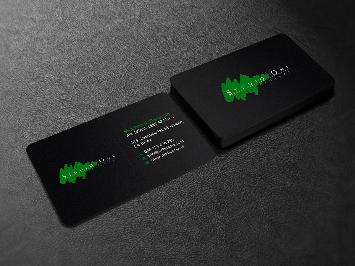 Business Card Design by Creations Box 2015 for Studio One Architecture | Design #12962662