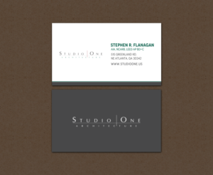 Business Card Design by chandrayaan.creative for Studio One Architecture | Design: #12958628