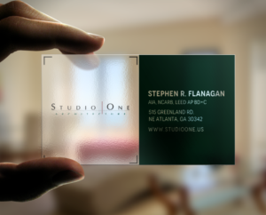 Business Card Design by chandrayaan.creative for Studio One Architecture | Design: #12958634