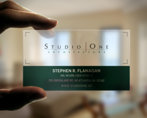 Business Card Design by chandrayaan.creative for Studio One Architecture | Design: #12958635