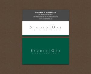 Business Card Design by chandrayaan.creative for Studio One Architecture | Design: #12958646