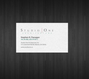 Business Card Design by chandrayaan.creative for Studio One Architecture | Design: #12967912