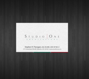 Visitenkarten-Design von chandrayaan.creative für Studio One Architecture | Design: #12967919