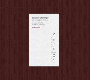 Visitenkarten-Design von chandrayaan.creative für Studio One Architecture | Design: #12968976
