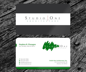 Business Card Design by SS_Designs for Studio One Architecture | Design: #12957837