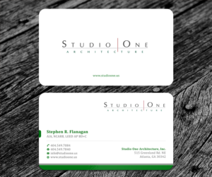 Business Card Design by SS_Designs for Studio One Architecture | Design: #12957838