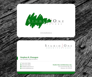 Business Card Design by SS_Designs for Studio One Architecture | Design: #12957839