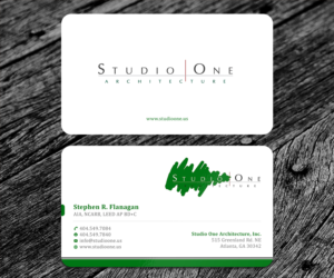 Business Card Design by SS_Designs for Studio One Architecture | Design: #12957840