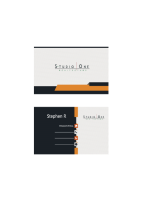 Business Card Design by HASANUR for Studio One Architecture | Design: #12961771