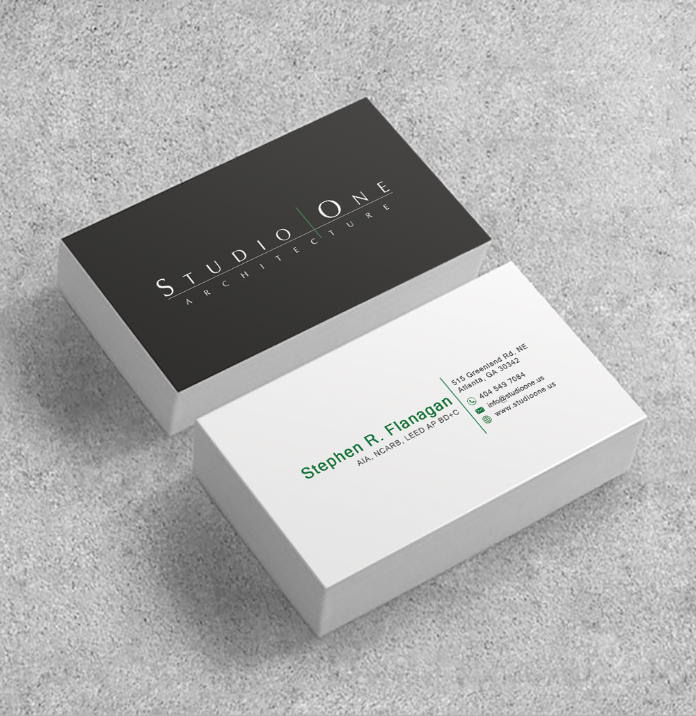 Business Card Design by Imagine Box for Studio One Architecture | Design #12963131