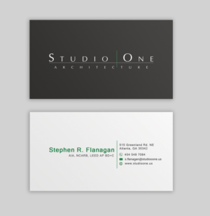 architect business card