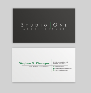 Business Card Design by Imagine Box for Studio One Architecture | Design: #13033704