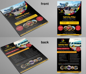 Flyer Design by ecorokerz for OUTBACK OPAL TOURS | Design #12985856