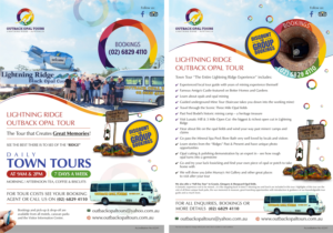 Flyer Design by Marketing Wings for OUTBACK OPAL TOURS | Design: #13026078