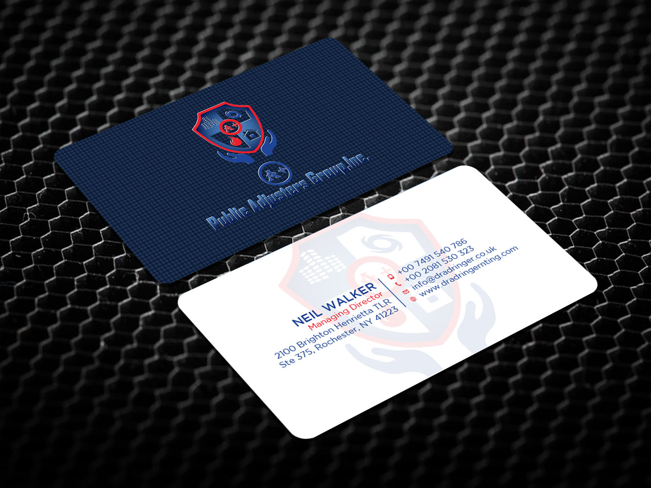 Business Card Design by Verified artistry for A+Publick Adjusters Group Inc  | Design #13014638