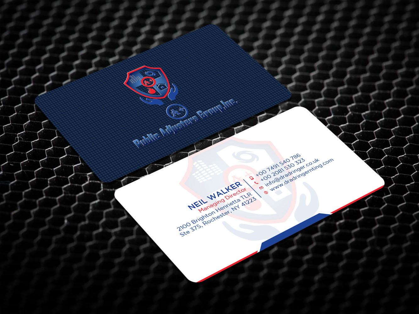 Business Card Design by Verified artistry for A+Publick Adjusters Group Inc  | Design #13014641