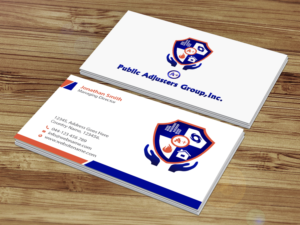 Business Card Design by Creations Box 2015 for A+Publick Adjusters Group Inc  | Design: #13020405