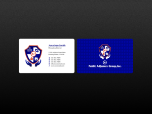 Business Card Design by Creations Box 2015 for A+Publick Adjusters Group Inc  | Design: #13020416