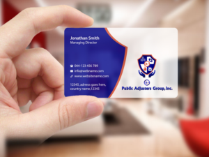 Business Card Design by Creations Box 2015 for A+Publick Adjusters Group Inc  | Design: #13020422