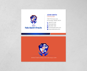 Business Card Design by chandrayaan.creative for A+Publick Adjusters Group Inc  | Design: #12967964