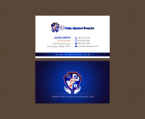 Business Card Design by chandrayaan.creative for A+Publick Adjusters Group Inc  | Design: #12969009
