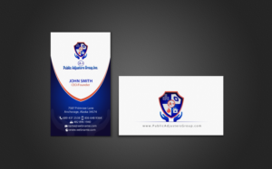 Business Card Design by chandrayaan.creative for A+Publick Adjusters Group Inc  | Design: #12969824