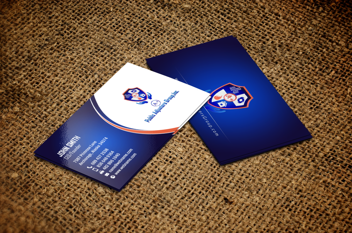 Business Card Design by chandrayaan.creative for A+Publick Adjusters Group Inc  | Design #12972501