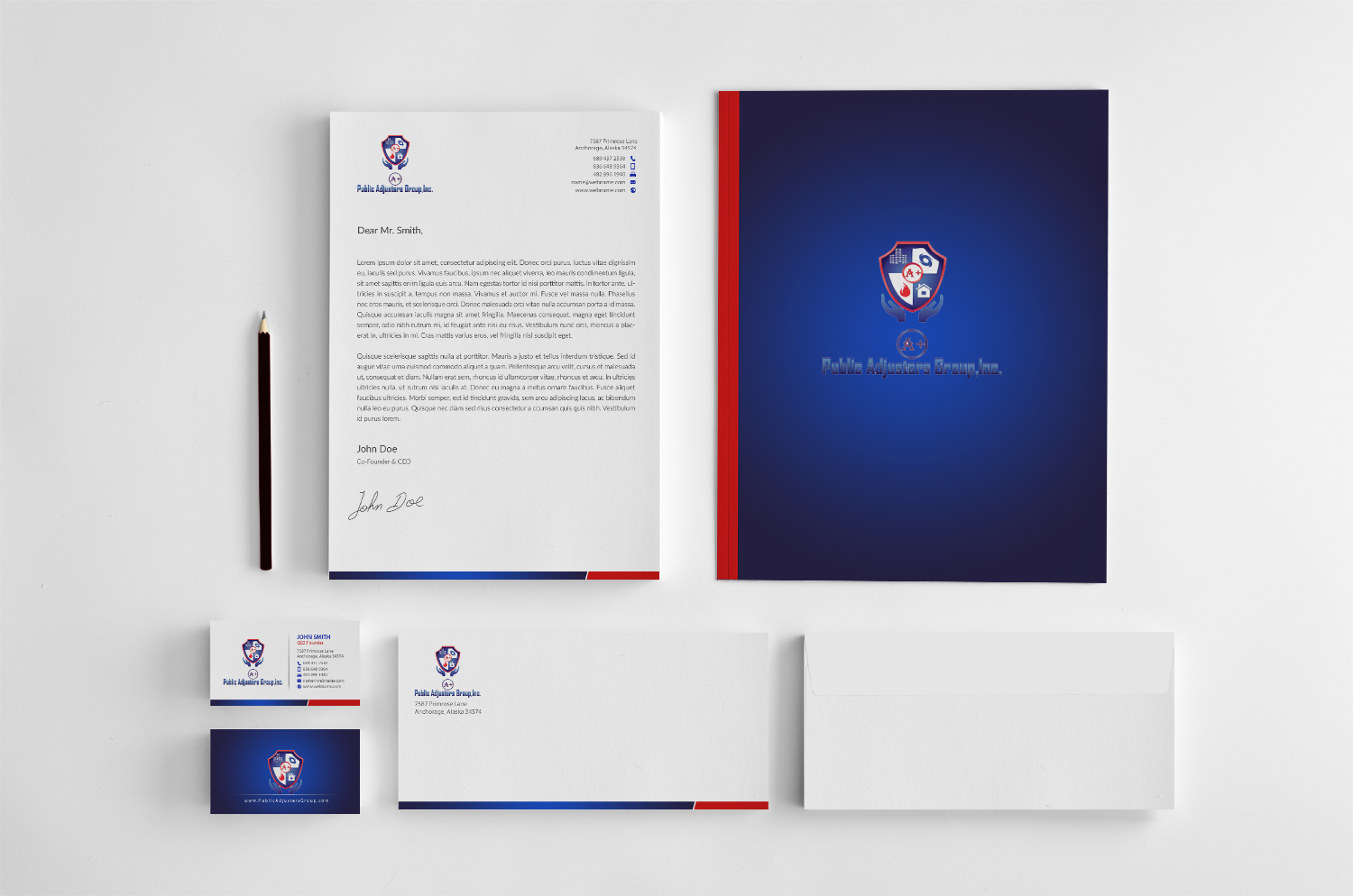 Business Card Design by chandrayaan.creative for A+Publick Adjusters Group Inc  | Design #13056770