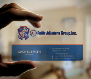 Business Card Design by Graphic Flame for A+Publick Adjusters Group Inc  | Design: #13049483