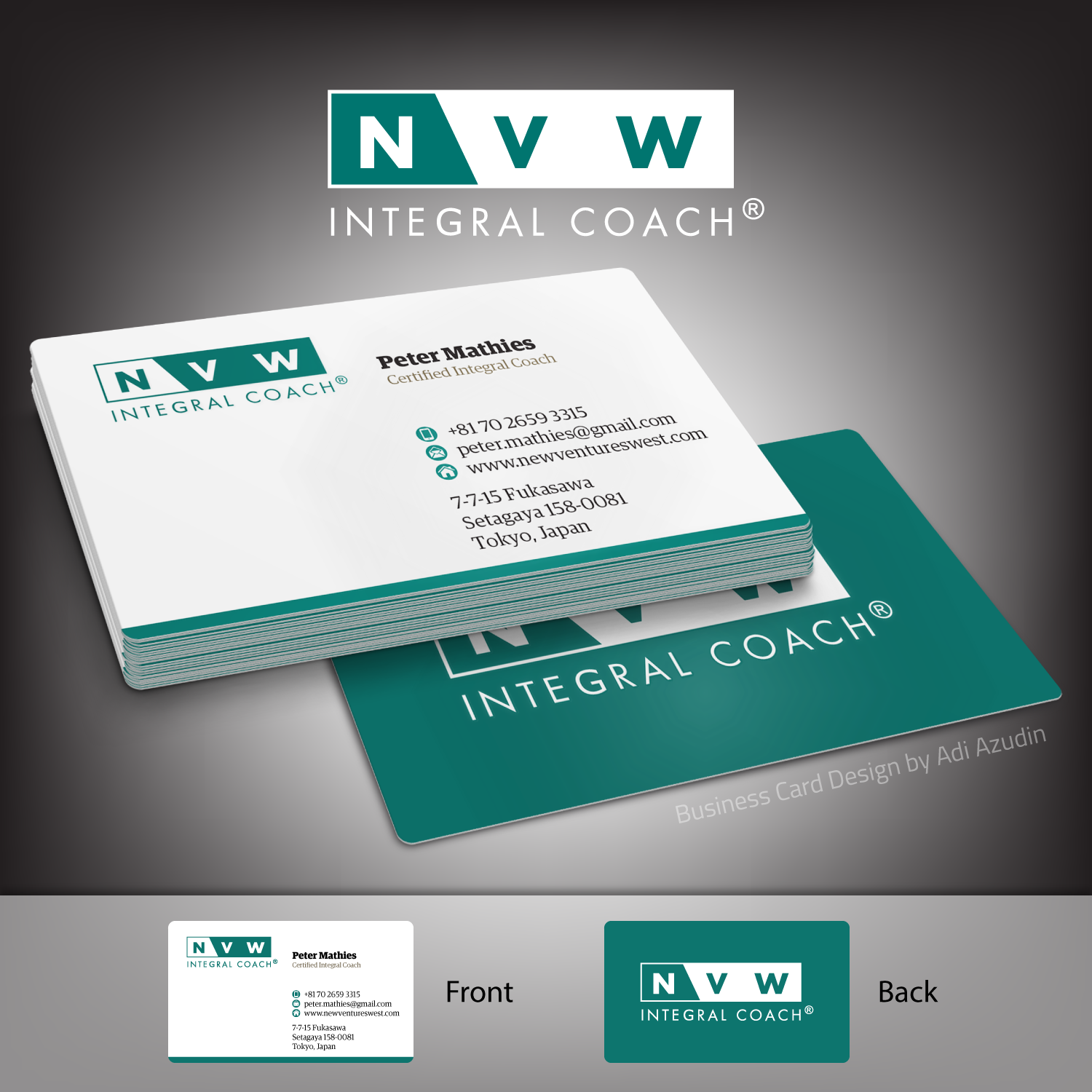 Business Card Design by adiazudin for self-employed | Design #12961434