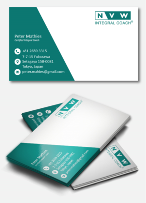 Simple Business Cards for Self-employed Coach | Diseño de Tarjeta de Presentación por Kristijan Trajchev