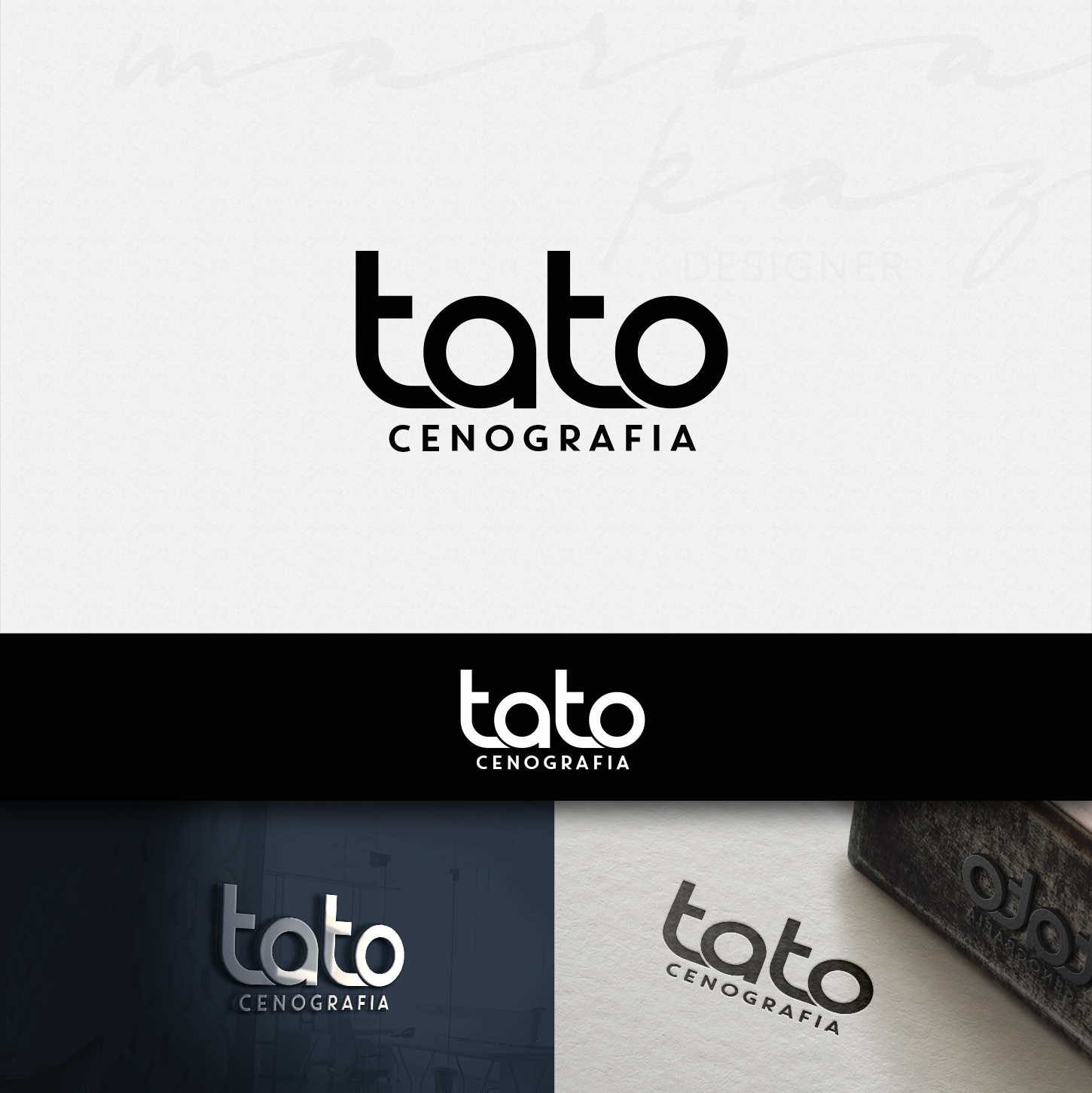 Logo Design by maria-kaz for Tato Cenografia | Design #13296675