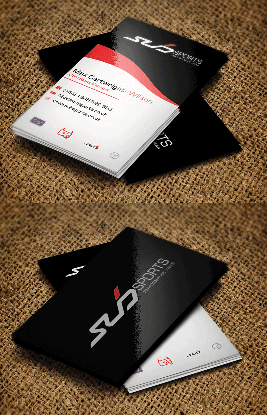 Business Card Design by Riz' for Sub Sports | Design #13096862