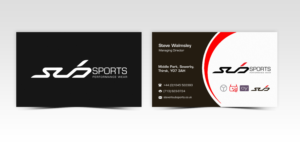 Diseño de Tarjeta de Presentación por Pointless Pixels India para Sub Sports | Diseño: #13023462