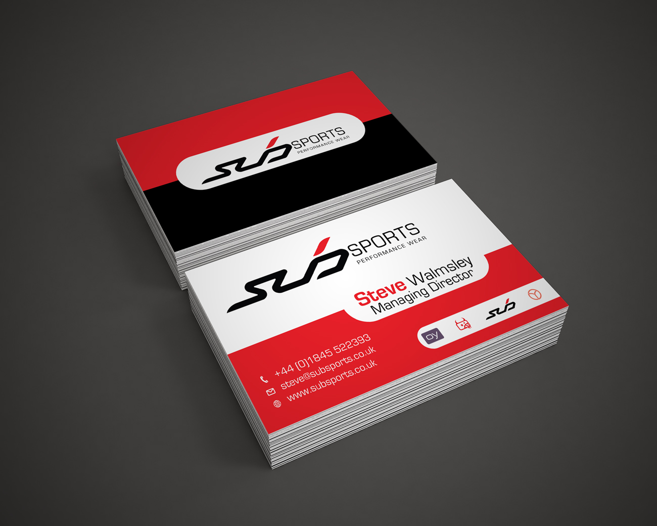Business Card Design by Impressive Solutions for Sub Sports | Design #13017413