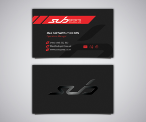 Diseño de Tarjeta de Presentación por Stylez Designz para Sub Sports | Diseño: #13164309