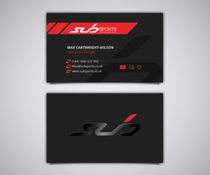 Diseño de Tarjeta de Presentación por Stylez Designz para Sub Sports | Diseño: #13164310