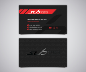 Diseño de Tarjeta de Presentación por Stylez Designz para Sub Sports | Diseño: #13164311