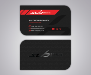 Diseño de Tarjeta de Presentación por Stylez Designz para Sub Sports | Diseño: #13164312