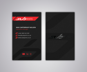 Diseño de Tarjeta de Presentación por Stylez Designz para Sub Sports | Diseño: #13164388