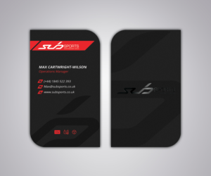 Diseño de Tarjeta de Presentación por Stylez Designz para Sub Sports | Diseño: #13164389