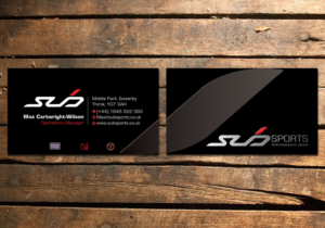 Diseño de Tarjeta de Presentación por Verified artistry (Design garden) para Sub Sports | Diseño: #13148940