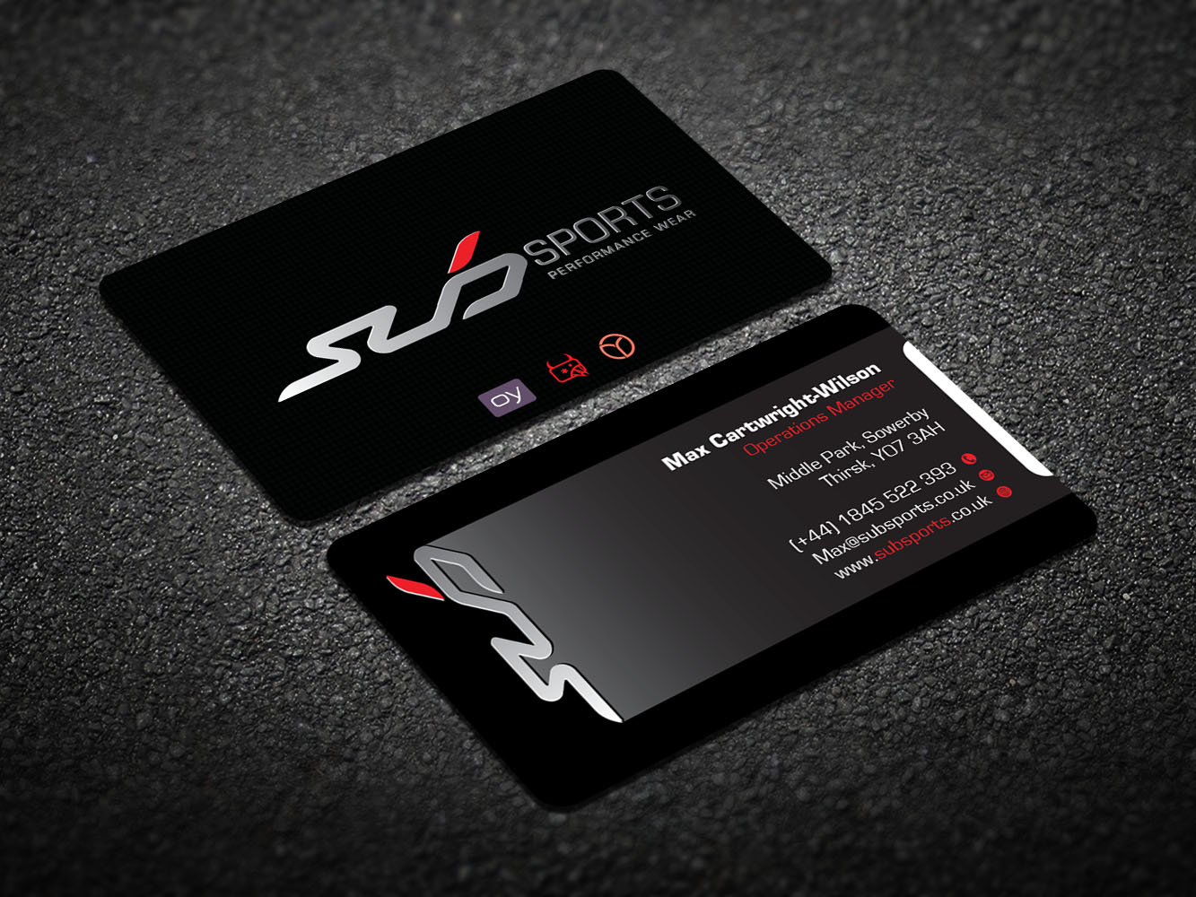 Diseño de Tarjeta de Presentación por Verified artistry (Design garden) para Sub Sports | Diseño #13148947