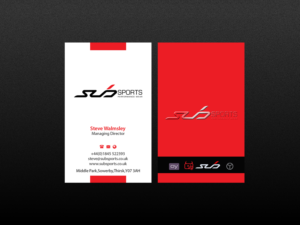 Visitenkarten-Design von Creations Box 2015 für Sub Sports | Design: #13020341